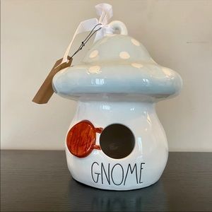 Rae dunn gnome birdhouse.